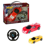 Carrinho de Controle Remoto Sem Fio com 3 Jeep Policia Lamborghini