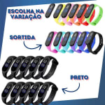 Kit 5-25 Relógio Led Festa Lembrancinha Atacado Revenda Presente Adulto Infantil  A Prova D'Água