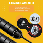 Corda de Pular Crossfit Profissional 3M - NL