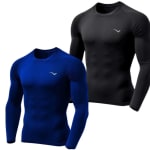 Camisa Térmica segunda pele Masculina Com Proteção Uv