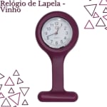 Relógio de Lapela para Enfermagem de Fixar no Jaleco - Cores