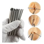Tubo Condutor Para Perfuração Aço Inoxidável Body Piercing
