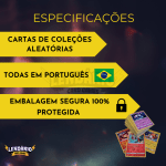 Kits Até 100 Cartas Pokémon Originais com Ultra Rara e 10 BRILHANTES GARANTIDAS - Sem Repetidas