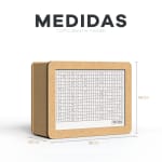Cofre Desafio R$10mil Dinheiro Caixa de Madeira Woodbox Moedas