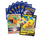 Kits Até 100 Cartas Pokémon Originais com Ultra Rara e 10 BRILHANTES GARANTIDAS - Sem Repetidas