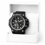 Relogio Masculino A Prova d'Água Esportivo Cronômetro Led Original Preto