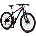 Bicicleta Aro 29 KGT Shift Aço Carbono Freios a Disco 21 Marchas Suspensão Diant