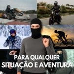 Touca Ninja Toca Balaclava Frio Resistente Com Proteção UV