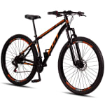 Bicicleta Aro 29 KGT Shift Aço Carbono Freios a Disco 21 Marchas Suspensão Diant