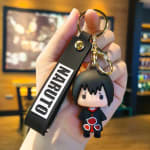 1 Pc Desenho Animado Anime Fofo Ninja Figura Chaveiro Porta-Chaves Doll para Crianças
