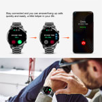 LIGE Novo Smartwatch Relógio Inteligente De Chamadas Bluetooth Para Homens IP67 Esportivo À Prova D'água Fitness