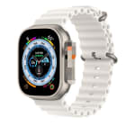 (Apenas A Pulseira , Não É O Relógio) De Silicone Da Série Ocean Band Para Watch Ultra Strap Pulseiras De 49 Mm 42 38