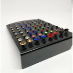 kit 36 Pares De Brinco Aço Inox Cirúrgico Pedra Colorido  Antialergico Não Enferuja