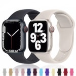 Pulseira Silicone Para Apple Watch 38mm 40mm 41mm 42mm 44mm 45mm 49mm Ultra