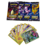 54Pcs Pokemon Gold Cards Battle Carte Inglês GX Jogo De Cartas Booster Collection Toys For Children
