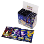 54Pcs Pokemon Gold Cards Battle Carte Inglês GX Jogo De Cartas Booster Collection Toys For Children