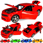Camaro Carrinho Ferro Miniatura Abre Capô E Porta 13cm Metal