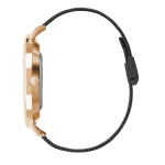 Relógio Masculino e Feminino Preto Saint Germain Houston Rosé Gold 40mm