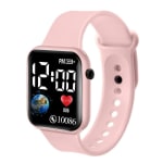 Relógio LED À Prova D'água Digital feminino Masculino Esporte Pulseira De Silicone