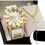 Relogio Original Masculino Banhado 18k