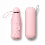 Mini Guarda-Chuva Portátil Dobrável Compacto UV UPF50+ Anti Chuva Sol Bolsa Feminina