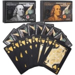 KIT 1/2/4 Baralho Dolar Ouro 24k Para Jogos de Tabuleiro, Truco, Poker  MT037 (E) MT066 (CC)