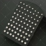 kit 36 Pares De Brinco Aço Inox Cirúrgico Pedra Colorido  Antialergico Não Enferuja