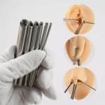 Tubo Condutor Para Perfuração Aço Inoxidável Body Piercing
