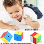 Cubos Mágicos Moyu Rubik 2X2 - 50mm, Alta Velocidade, Adesivos Duráveis
