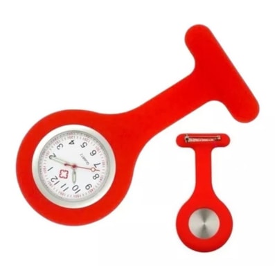 Relógio De Enfermagem Rl 100  Vermelho