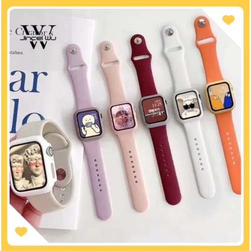 PULSEIRA silicone borracha compativel Apple watch e smartwatch ultra 38 40 41 42 44 45 49 mm NÃO INCLUI RELOGIO