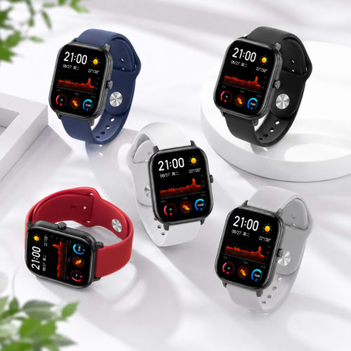 Pulseira de Silicone 20mm para Amazfit Gts Bip Lite Pro Mini Active