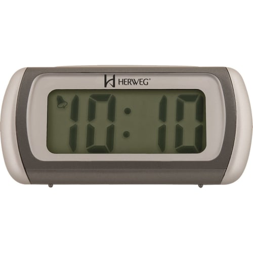 Relógio de Cabeceira Despertador Digital 2916 Herweg Cinza