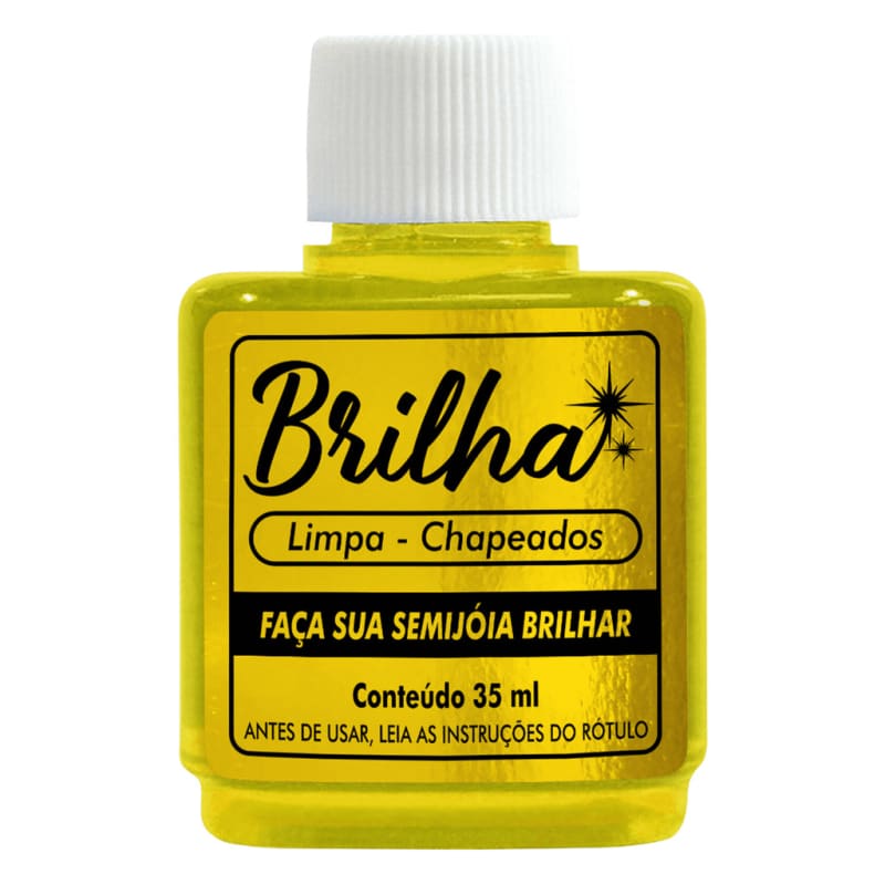 Limpa Folheados Brilha Original 35ml - Limpar Folheados