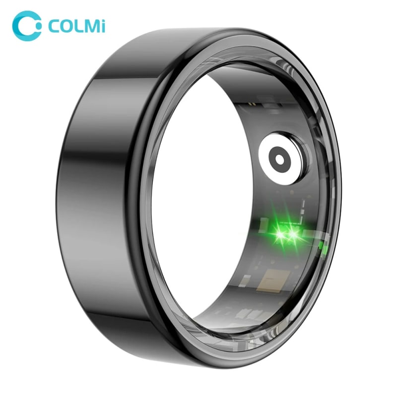 Anel Inteligente De Aço E Titânio Smart Ring À Prova D'água