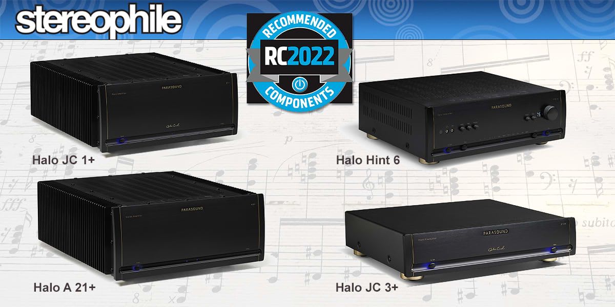 Parasound på Stereophile Components for 2022 NCMS