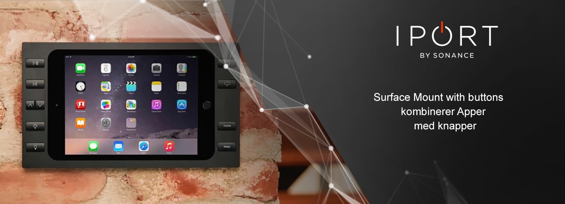 iPort Surface Mount med knapper