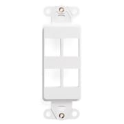 HIPDI4WH, Insert Quadro Port white, stk