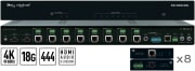 Key Digital KD-DA2x8G, 2x8 4K/18G POH HDBaseT HDMI distribution amplifier & switch