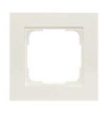 Lingg & Janke RAHMEN1-OWM, cover frame OPUS®55 Kubus, pure white silk mat