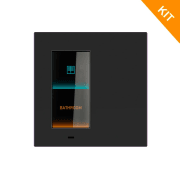 Ekinex Signum EK-EV2-TP, virtuelt knappepanel med display og termostat. Fenix NTM | Black Ingo, DEEP