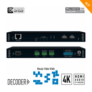 Key Digital KD-IP1022DEC-II, 4K AV over IP System Dncoder with PoE