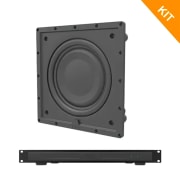 Elac IW-S10 EQ, subwoofer med effektforsterker, KIT