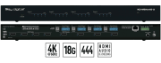Key Digital KD-MS4x4G-2, 4x4 4K 18G HDMI Matrix Switch
