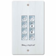 Key Digital KD-WP8-2, 8 Button Programmable IP, RS-232, IR Control Keypad