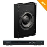 Triad InWall Bronze/4 SlimSub KIT, innbyggings subwoofer med RackAmp 700