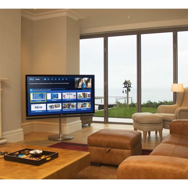 The TV Floor Mount offers a simple free standing mounting solution