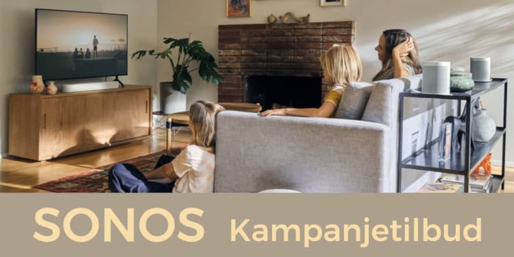 SONOS kampanje - opptil 40% på utvalgte pakker