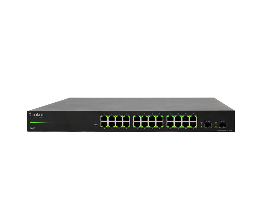 Araknis An 310 Sw F 24 Poe 24 Port L2 Man Giga Switch W Full Poe Ncms