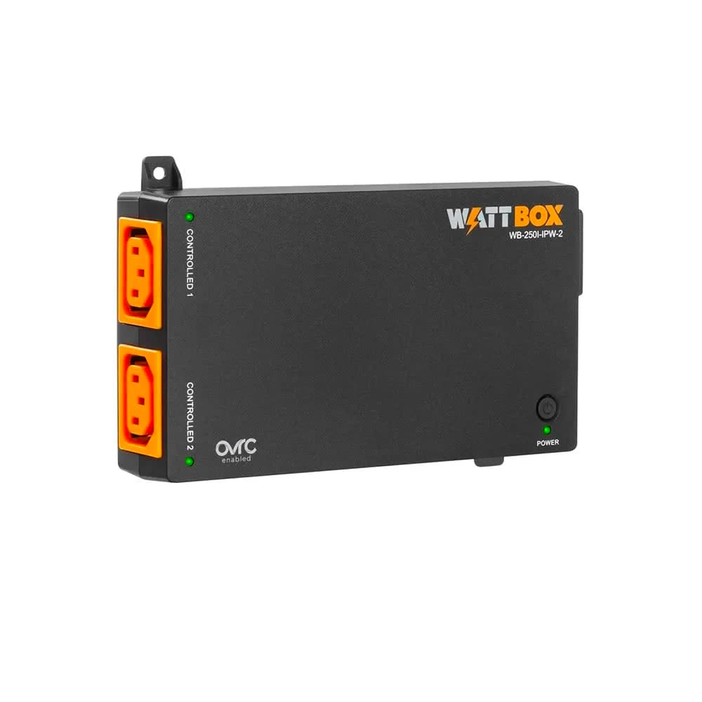 WattBox WB250IIPW2, Compact 2Outlet WiFi Surge Protector NCMS